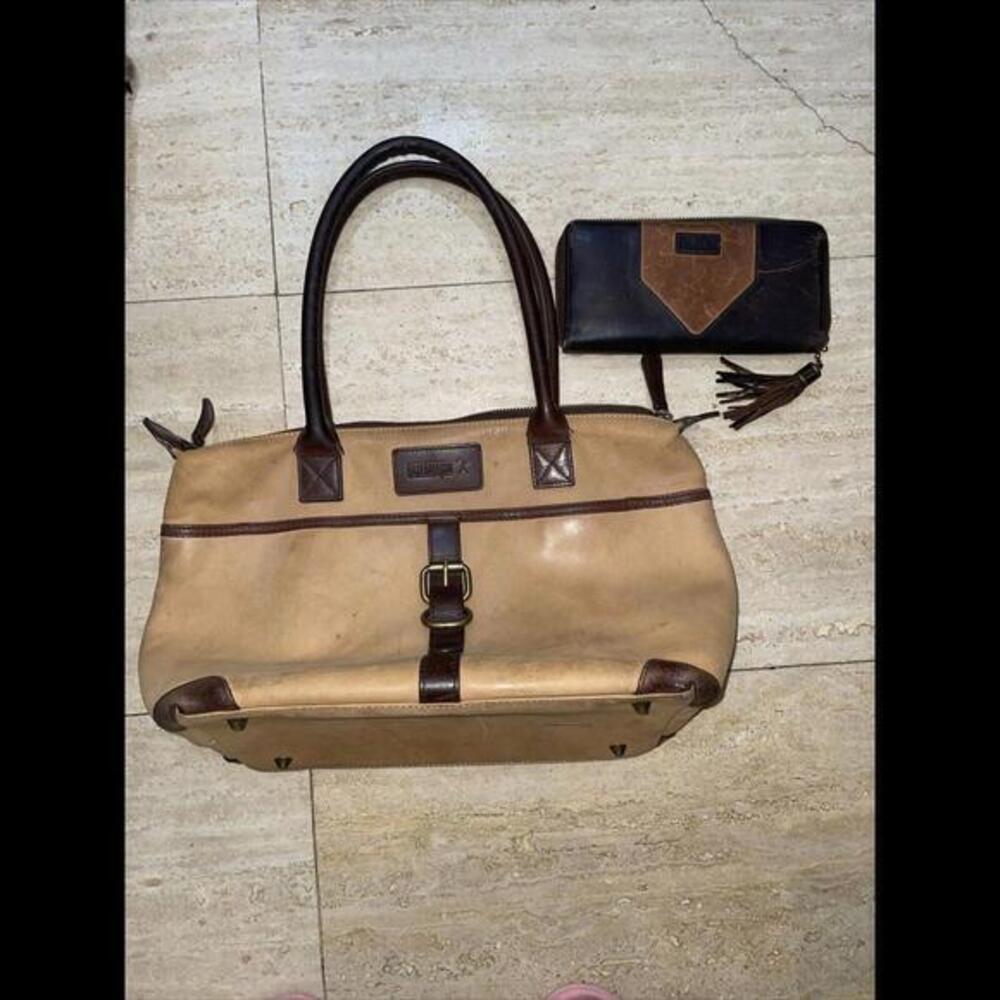 Baseballism RARE Glove‎ Leather Bag & Wallet Brown